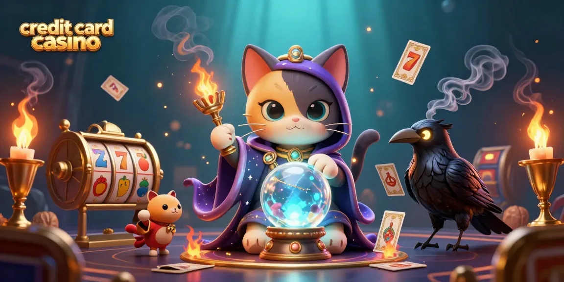 Engage at top credit card casino with vibrant characters and exciting slot elements.