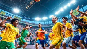 스포츠중계 실시간 중계를 위한 생생한 스포츠 현장 모습