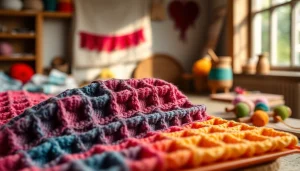 Wafel katoen met unieke textuur in een gezellige ambachtelijke setting.