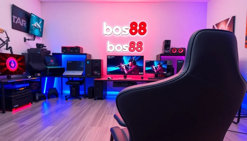Rasakan keseruan bermain di bos88 dengan setup gaming modern yang menakjubkan.
