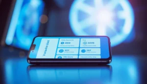 Explore the innovative features of Yono VIP app displayed on a smartphone screen.