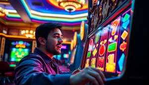 Menang besar dengan bermain luxury138 slot di kasino mewah dengan suasana yang meriah dan cerah.