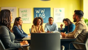 Boost your chances to land new hire jobs in a vibrant office environment filled with energetic collaboration.