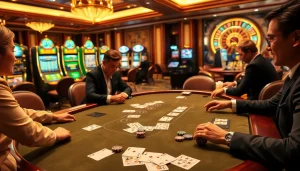 Excitement at the EV88 casino table with players enjoying high-stakes poker.