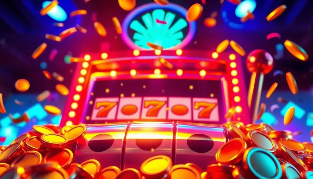 Menangkan jackpot di slot depo 1k dengan mesin slot berkilau di kasino yang ramai.