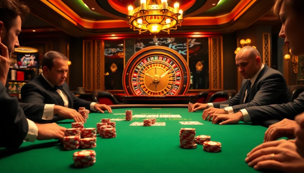 Engage in a thrilling game at https://topclub.space/ with luxurious poker chips and elegant casino ambiance.