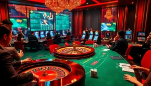 Experience exciting gameplay at w88's luxurious online casino, featuring roulette, poker, and slot machines.
