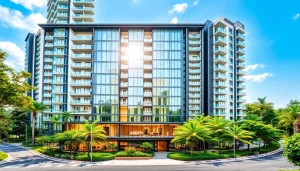 Captivating view of tampines st 95 ec condominium showcasing modern architecture and green spaces.