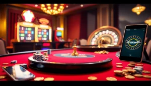 Rasakan permainan yang mendebarkan bersama dewanaga89 di meja kasino mewah yang dipenuhi chip berwarna-warni dan koin emas.