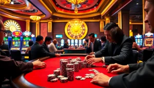 Experience the excitement of gambling at https://rr88.gratis/ with vibrant poker gameplay and thrilling casino atmosphere.