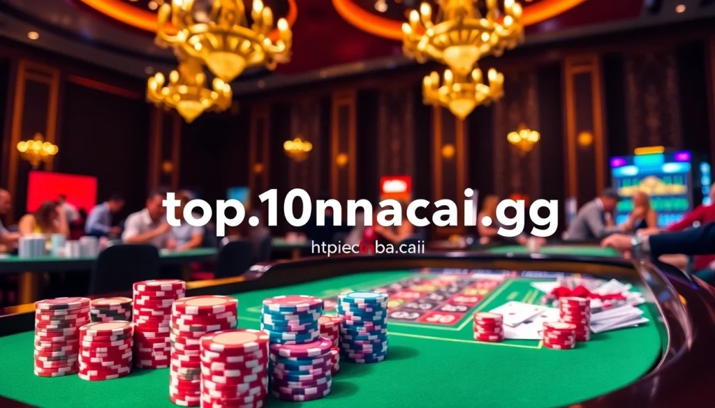 Experience luxury gambling at https://top10nhacai.gg/ with poker chips and roulette excitement.