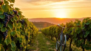 Visit Clarksburg wineries to enjoy picturesque vineyard views and local wines.