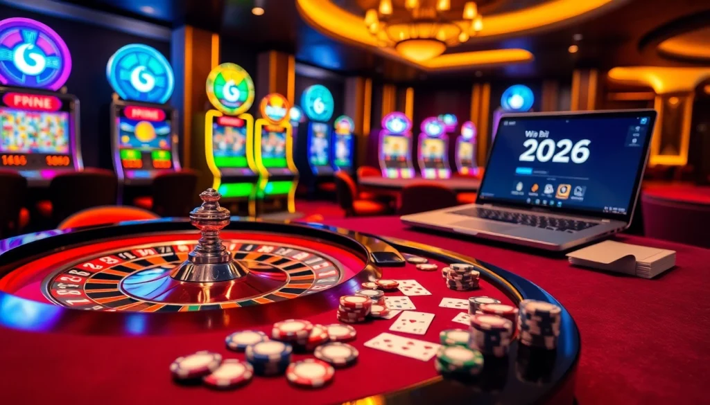 Experience the luxury of hidden wiki 2026 with vibrant casino tables, poker chips, and exciting gameplay.