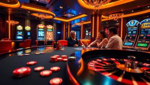 Experience the excitement of S88 casino gaming with vibrant chips and roulette.