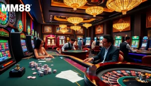 Experience high-stakes excitement at MM88 with vibrant casino games and welcoming atmosphere.