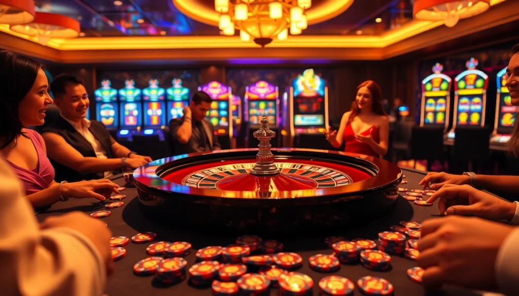 Pemain aktif yang menang di meja roulette dalam setting kasino mewah, menyoroti Datukwin Alternatif.