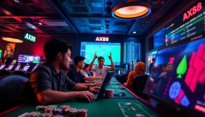 Cảnh cá cược trực tuyến sinh động tại https://ax88bets.com/ giới thiệu các trò casino và sự hứng khởi từ cá cược thể thao.