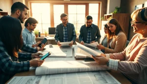 Engaging scene in a newspaper office at https://southernmarylandchronicle.com featuring diverse journalists collaborating.