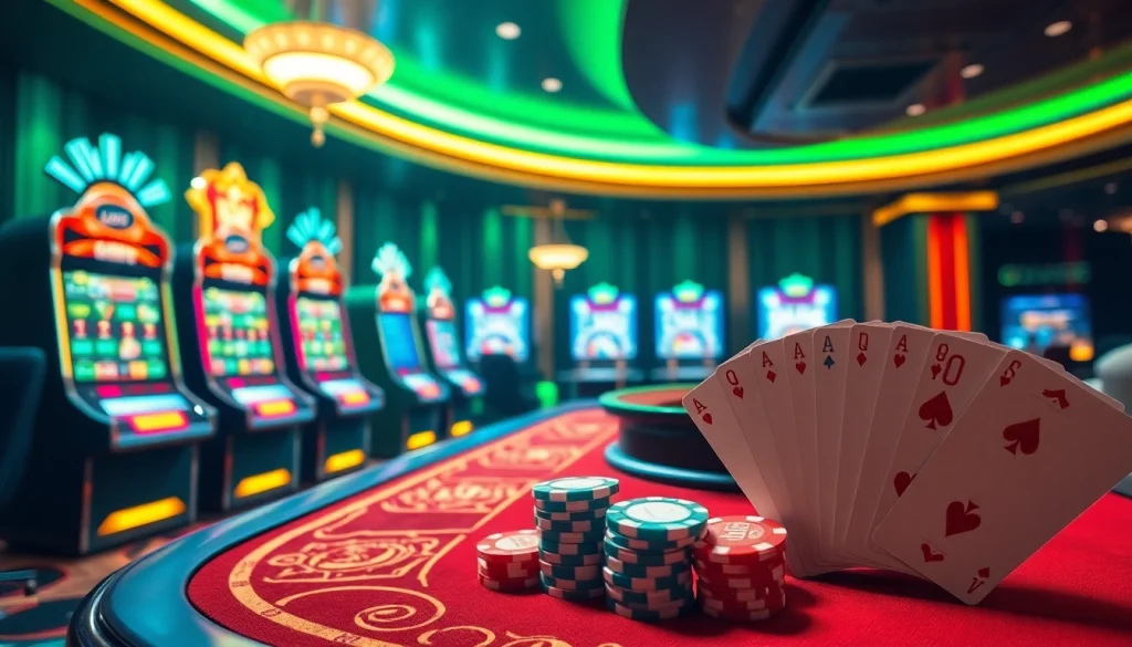 Experience thrilling gameplay with jamuslot alternatif slot machines and vibrant casino elements.