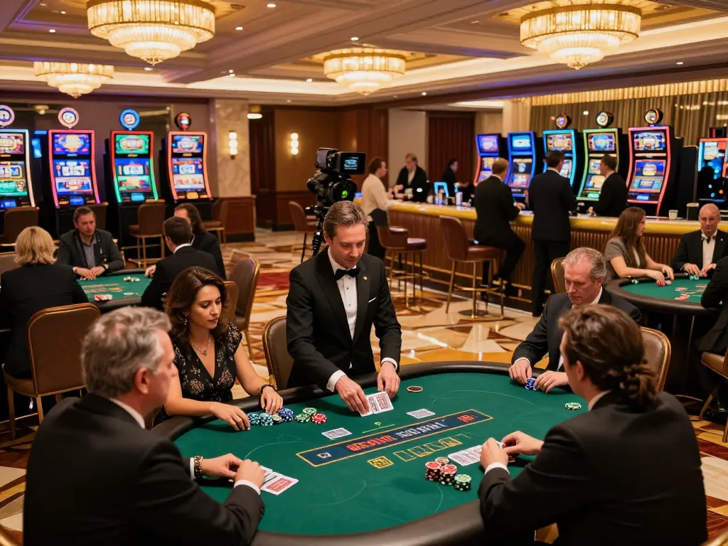 Players enjoying an exciting poker game at SC88 casino with vibrant atmosphere and professional dealers.