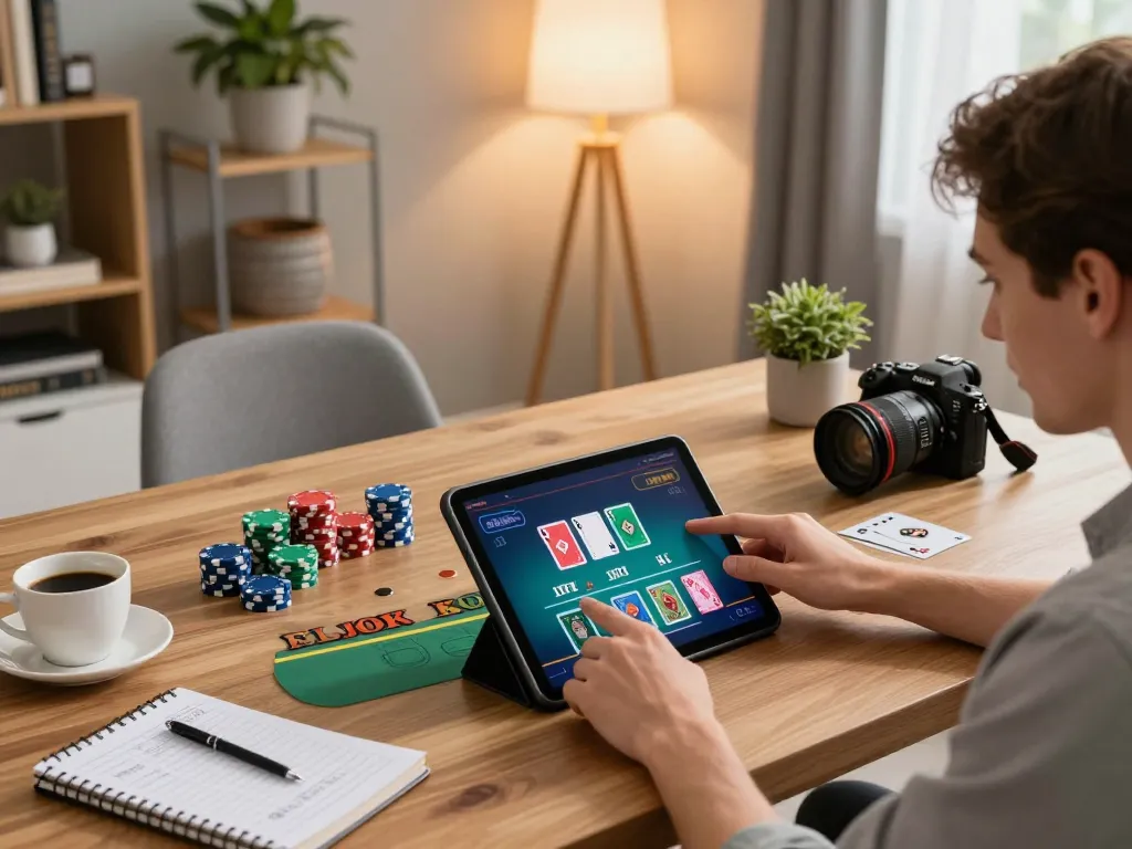 Engaging gameplay of top quality widgets in a cozy online gaming setup.
