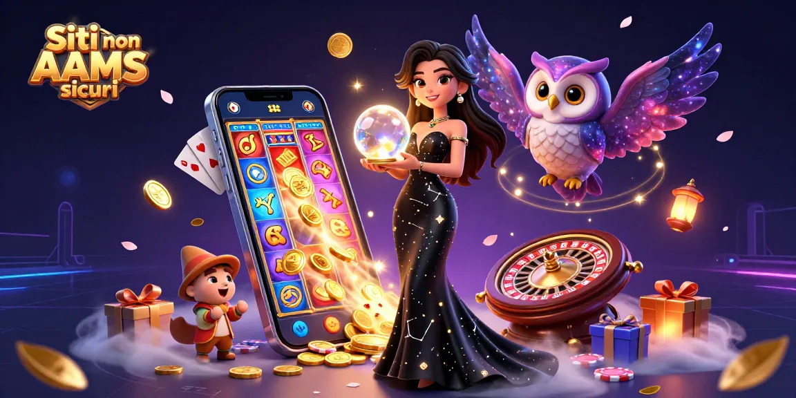 Gioca a giochi emozionanti su Siti non AAMS sicuri, con grafica 3D vibrante e scene coinvolgenti.