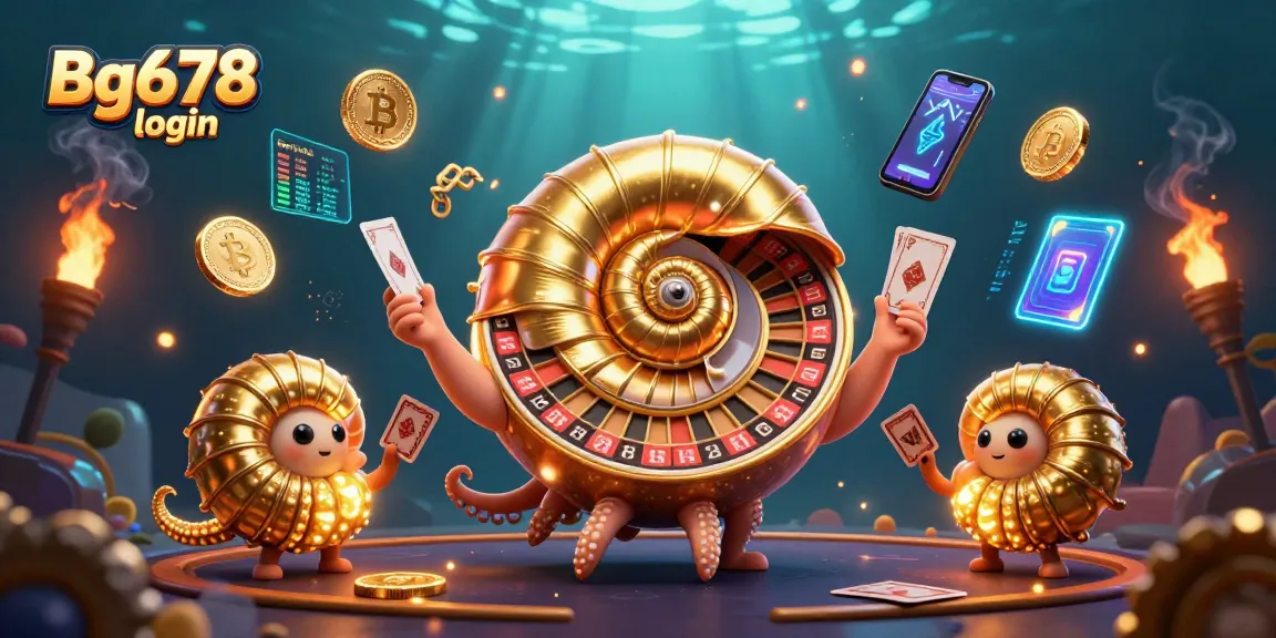 Engage in thrilling gameplay with Bg678 login featuring a vibrant underwater casino scene