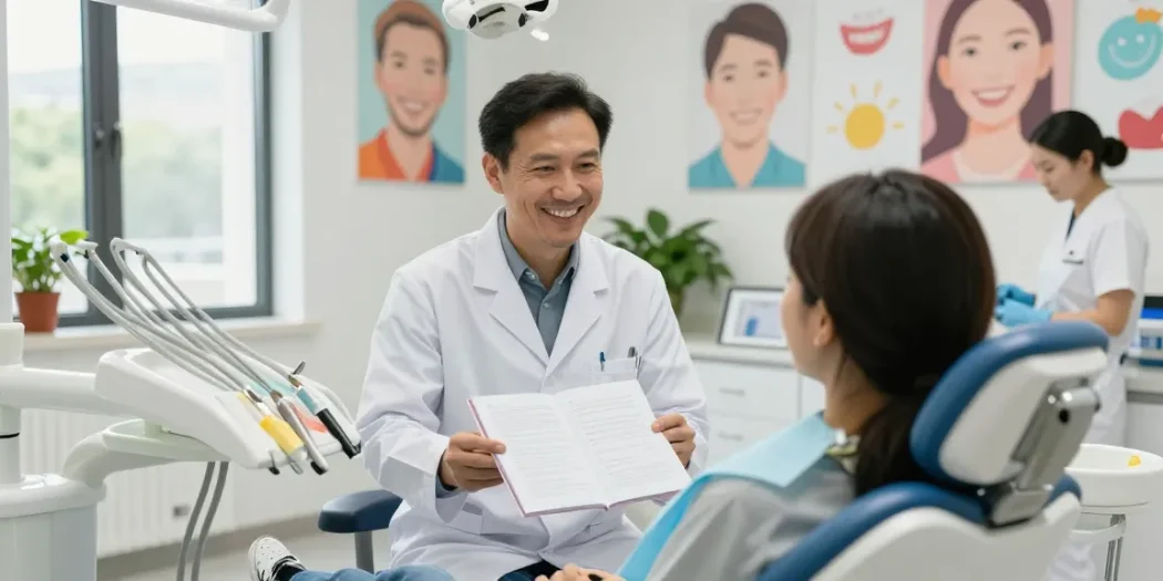 Visit a friendly dentist in a modern clinic for your dental needs.