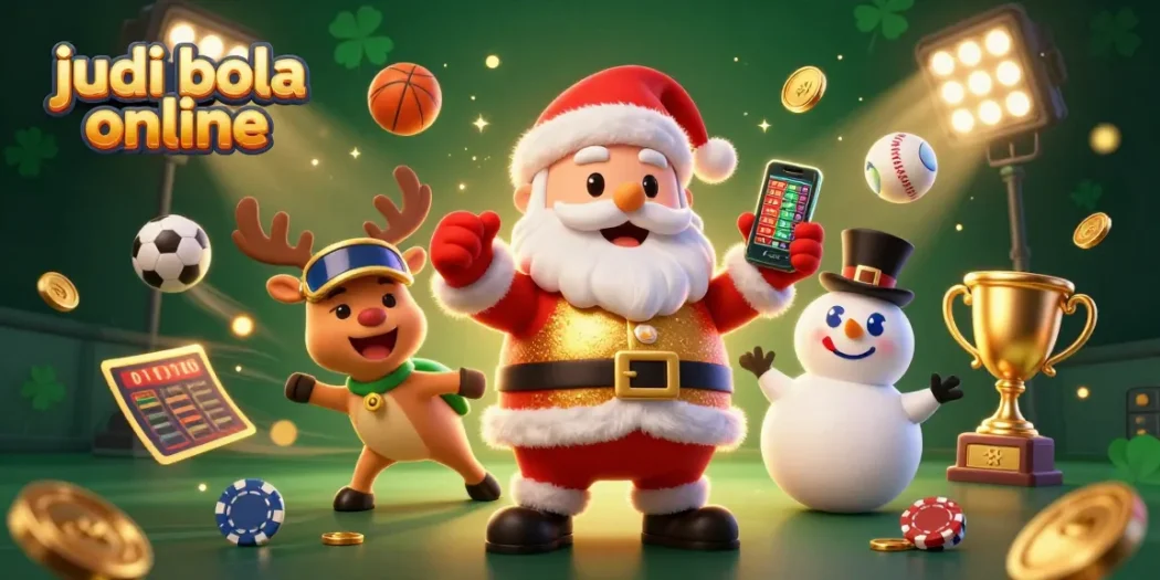 Engage with judi bola online featuring dynamic sports elements in a festive casino atmosphere.