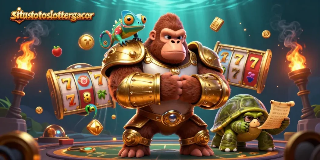 Experience thrilling jackpots at situstotoslottergacor with vibrant slot reels and coin-filled excitement.