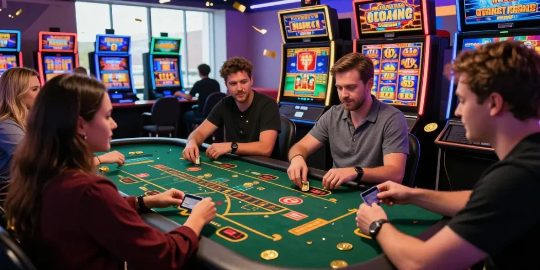 Credit card casino players at https://thegbhouse.co.uk/ enjoying thrilling games with vibrant atmospheres and quick deposits.